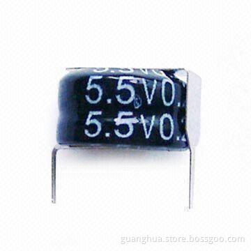 Double-layered Supercapacitor with 0.22F Nominal Capacity and 5.5V DC Nominal Voltage
